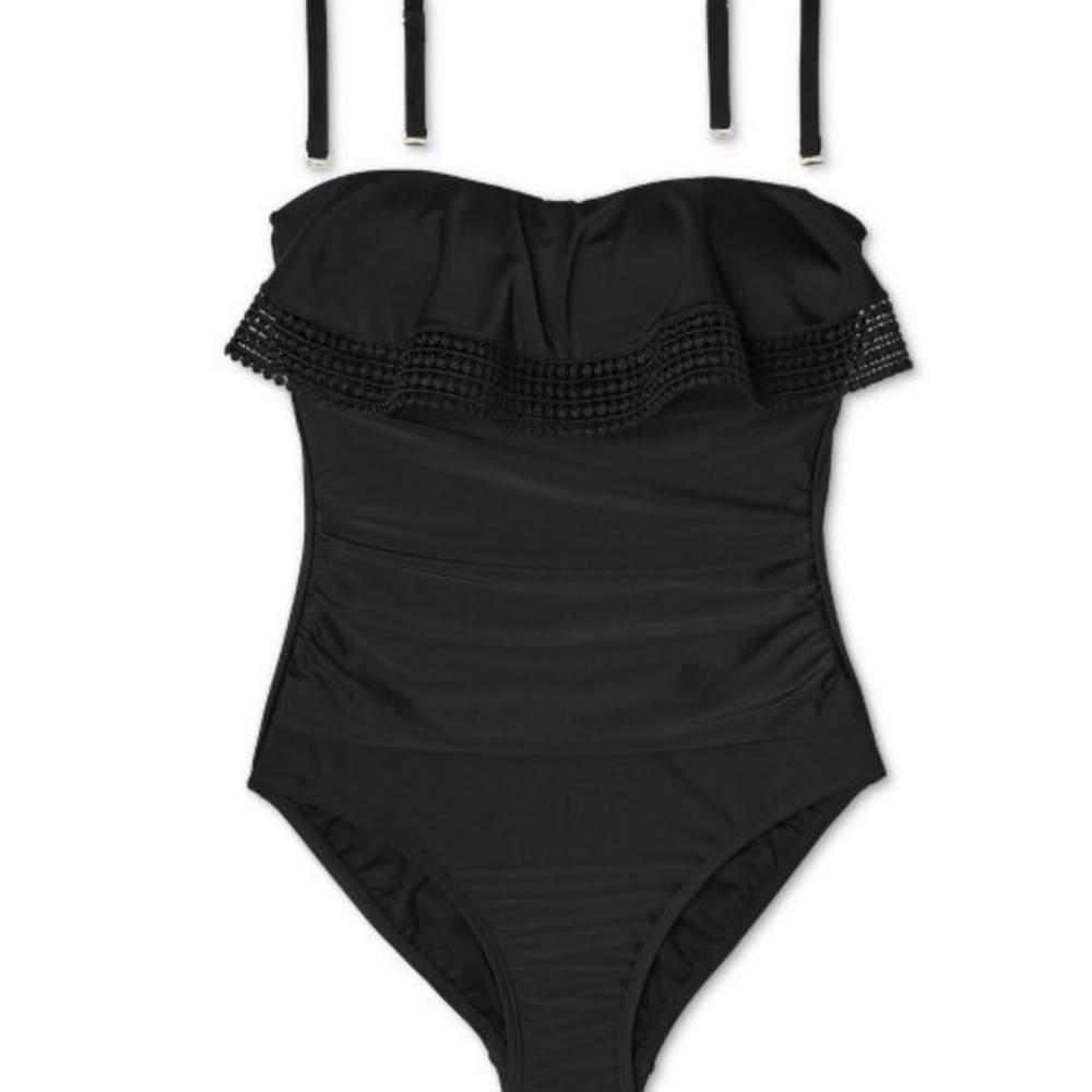 Kona Sol High Coverage One Piece Black